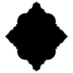 Islamic Label Emblem Shape Glyph Pictogram symbol visual illustration