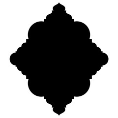 Islamic Label Emblem Shape Glyph Pictogram symbol visual illustration
