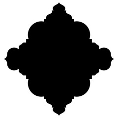 Islamic Label Emblem Shape Glyph Pictogram symbol visual illustration