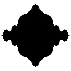 Islamic Label Emblem Shape Glyph Pictogram symbol visual illustration