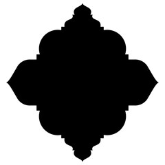 Islamic Label Emblem Shape Glyph Pictogram symbol visual illustration