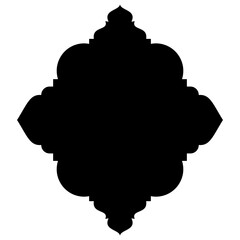 Islamic Label Emblem Shape Glyph Pictogram symbol visual illustration