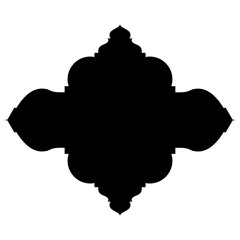 Islamic Label Emblem Shape Glyph Pictogram symbol visual illustration