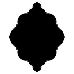 Islamic Label Emblem Shape Glyph Pictogram symbol visual illustration