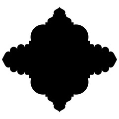 Islamic Label Emblem Shape Glyph Pictogram symbol visual illustration
