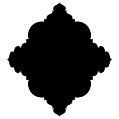 Islamic Label Emblem Shape Glyph Pictogram symbol visual illustration