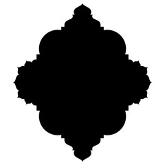 Islamic Label Emblem Shape Glyph Pictogram symbol visual illustration