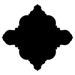 Islamic Label Emblem Shape Glyph Pictogram symbol visual illustration