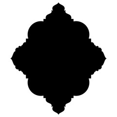 Islamic Label Emblem Shape Glyph Pictogram symbol visual illustration