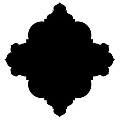 Islamic Label Emblem Shape Glyph Pictogram symbol visual illustration