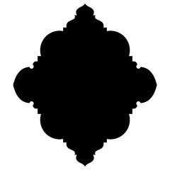 Islamic Label Emblem Shape Glyph Pictogram symbol visual illustration