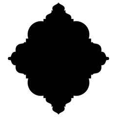 Islamic Label Emblem Shape Glyph Pictogram symbol visual illustration