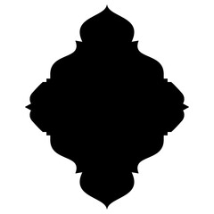 Islamic Label Emblem Shape Glyph Pictogram symbol visual illustration
