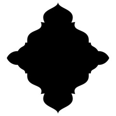 Islamic Label Emblem Shape Glyph Pictogram symbol visual illustration