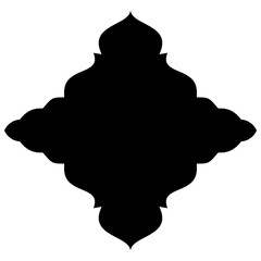 Islamic Label Emblem Shape Glyph Pictogram symbol visual illustration