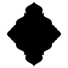 Islamic Label Emblem Shape Glyph Pictogram symbol visual illustration