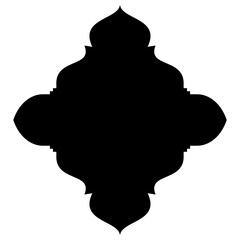 Islamic Label Emblem Shape Glyph Pictogram symbol visual illustration