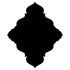 Islamic Label Emblem Shape Glyph Pictogram symbol visual illustration