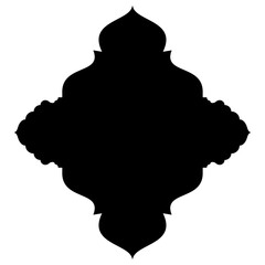 Islamic Label Emblem Shape Glyph Pictogram symbol visual illustration