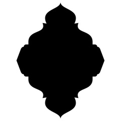 Islamic Label Emblem Shape Glyph Pictogram symbol visual illustration
