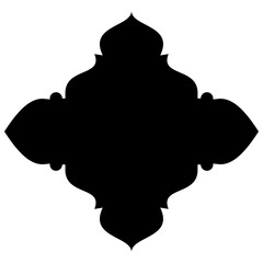Islamic Label Emblem Shape Glyph Pictogram symbol visual illustration