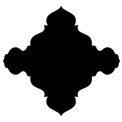 Islamic Label Emblem Shape Glyph Pictogram symbol visual illustration