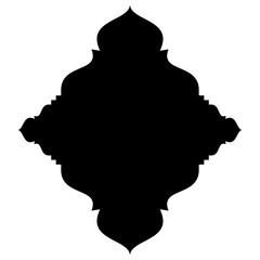 Islamic Label Emblem Shape Glyph Pictogram symbol visual illustration