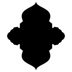 Islamic Label Emblem Shape Glyph Pictogram symbol visual illustration