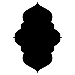 Islamic Label Emblem Shape Glyph Pictogram symbol visual illustration
