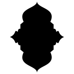 Islamic Label Emblem Shape Glyph Pictogram symbol visual illustration
