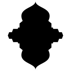 Islamic Label Emblem Shape Glyph Pictogram symbol visual illustration
