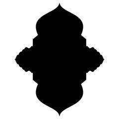 Islamic Label Emblem Shape Glyph Pictogram symbol visual illustration