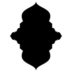 Islamic Label Emblem Shape Glyph Pictogram symbol visual illustration