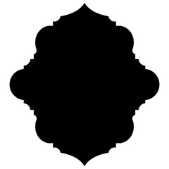 Islamic Label Emblem Shape Glyph Pictogram symbol visual illustration