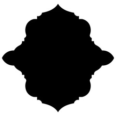 Islamic Label Emblem Shape Glyph Pictogram symbol visual illustration