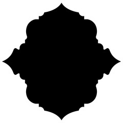 Islamic Label Emblem Shape Glyph Pictogram symbol visual illustration