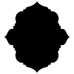 Islamic Label Emblem Shape Glyph Pictogram symbol visual illustration