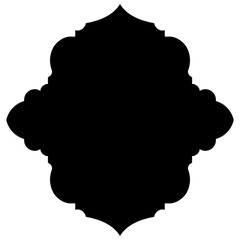Islamic Label Emblem Shape Glyph Pictogram symbol visual illustration