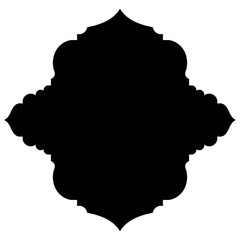 Islamic Label Emblem Shape Glyph Pictogram symbol visual illustration
