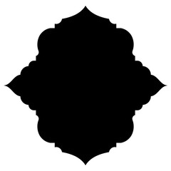 Islamic Label Emblem Shape Glyph Pictogram symbol visual illustration