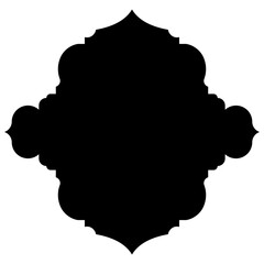 Islamic Label Emblem Shape Glyph Pictogram symbol visual illustration