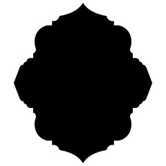 Islamic Label Emblem Shape Glyph Pictogram symbol visual illustration