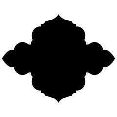 Islamic Label Emblem Shape Glyph Pictogram symbol visual illustration