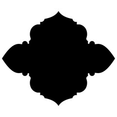 Islamic Label Emblem Shape Glyph Pictogram symbol visual illustration