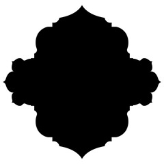 Islamic Label Emblem Shape Glyph Pictogram symbol visual illustration
