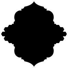 Islamic Label Emblem Shape Glyph Pictogram symbol visual illustration