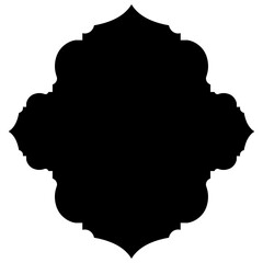 Islamic Label Emblem Shape Glyph Pictogram symbol visual illustration