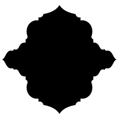 Islamic Label Emblem Shape Glyph Pictogram symbol visual illustration