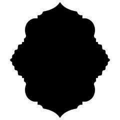Islamic Label Emblem Shape Glyph Pictogram symbol visual illustration