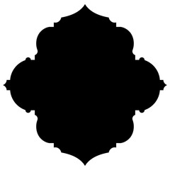 Islamic Label Emblem Shape Glyph Pictogram symbol visual illustration